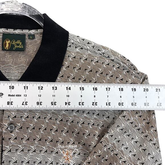 Bobby Jones Men's Golf Polo Shirt Men's Size Large 3 Button Closure - Picture 7 of 12